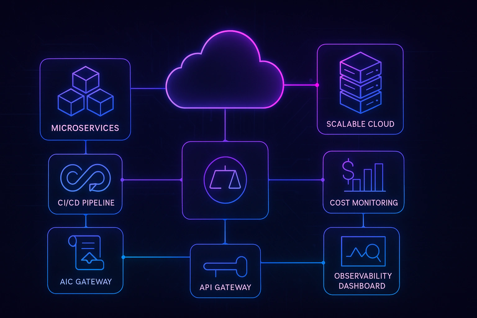 Arhitectură cloud scalabilă cu microservicii, CI/CD și observabilitate