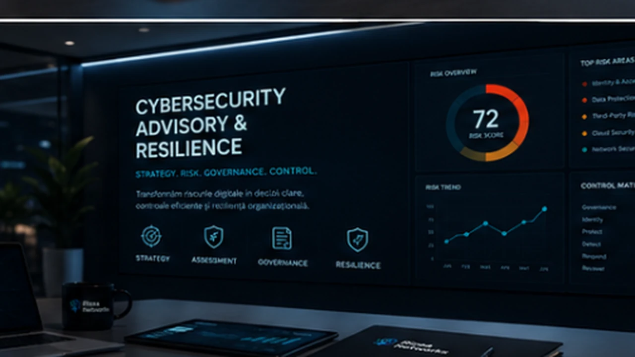 Consultanță cybersecurity pentru cyber risk management și security governance
